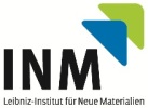 INM - Leibniz-Institut für Neue Materialien gGmbH, Saarbrücken/D